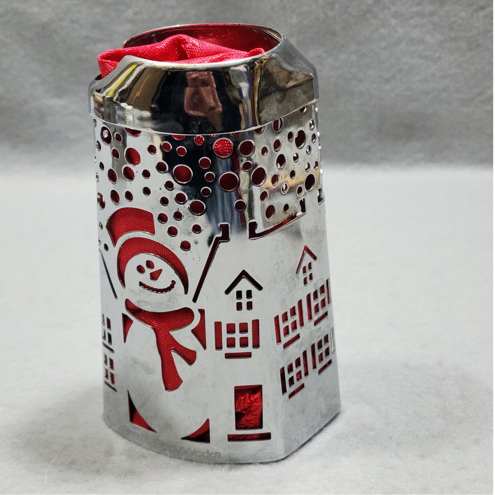 Snowman Tree Village Christmas Hand Soap Dispenser Sleeve Holder Bath Body Works
